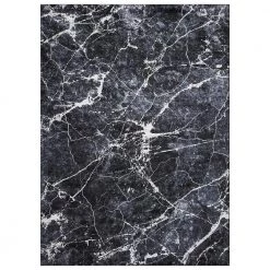 Discount 😉 Positano Collection Napoli Anthracite 5 ft. x 7 ft. Abstract Area Rug by Concord Global Trading 🎁