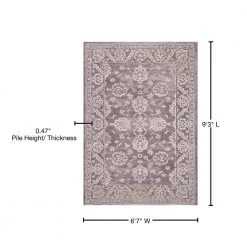 Hot Sale 😍 Thema Anatolia Beige 7 ft. x 9 ft. Area Rug by Concord Global Trading 😀 -Unique Loom Shop beige concord global trading area rugs 29816 76 1000