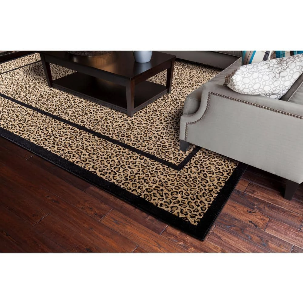 Flash Sale โค๏ธ Jewel Leopard Beige 8 ft. x 10 ft. Area Rug by Concord Global Trading ๐ฏ 6 Flash Sale โค๏ธ Jewel Leopard Beige 8 ft. x 10 ft. Area Rug by Concord Global Trading ๐ฏ - Image 4