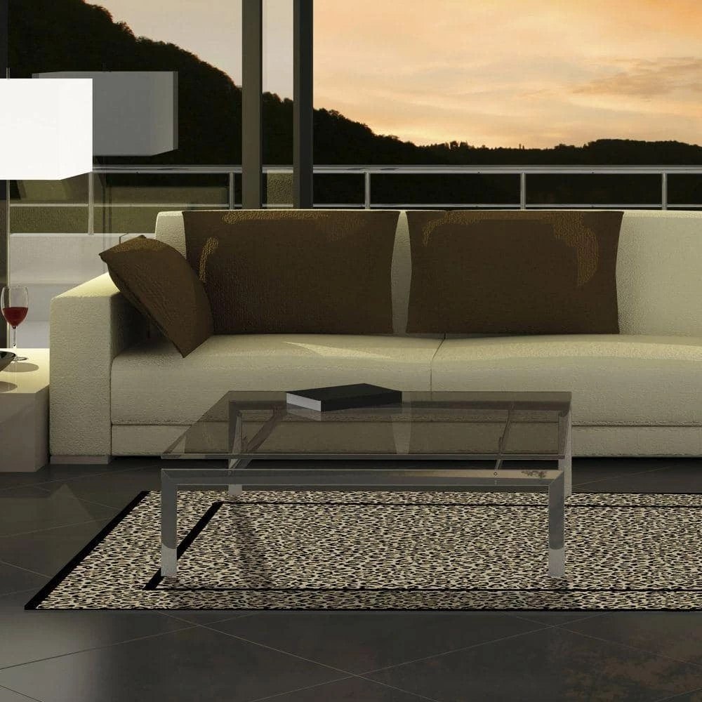 Flash Sale โค๏ธ Jewel Leopard Beige 8 ft. x 10 ft. Area Rug by Concord Global Trading ๐ฏ 4 Flash Sale โค๏ธ Jewel Leopard Beige 8 ft. x 10 ft. Area Rug by Concord Global Trading ๐ฏ - Image 2