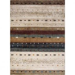 New 🎉 Diamond Gabbeh Beige 8 ft. x 11 ft. Area Rug by Concord Global Trading 😍