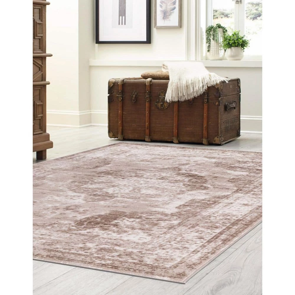 Outlet 🔔 Sofia Salle Garnier Beige 8 ft. x 10 ft. Medallion Area Rug by Unique Loom ✔️ 7 Outlet 🔔 Sofia Salle Garnier Beige 8 ft. x 10 ft. Medallion Area Rug by Unique Loom ✔️ - Image 6