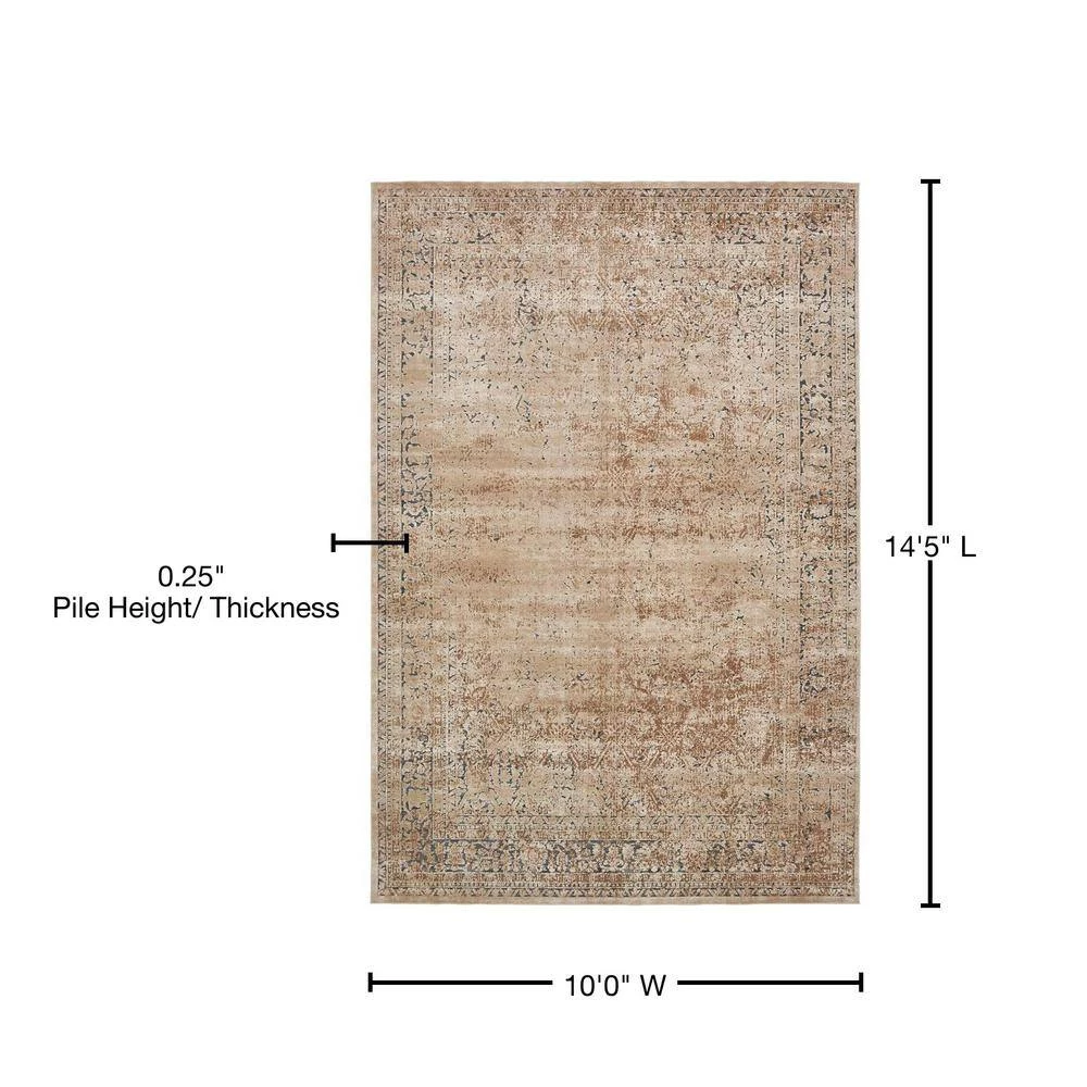 Deals ๐ Chateau Jefferson Beige 10' 0 x 14' 5 Area Rug by Unique Loom ๐ 12 Deals ๐ Chateau Jefferson Beige 10' 0 x 14' 5 Area Rug by Unique Loom ๐ - Image 10