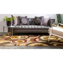 Outlet ⭐ Barista Kona Beige 5' 0 x 8' 0 Area Rug by Unique Loom ⌛ -Unique Loom Shop beige unique loom area rugs 3137898 44 1000