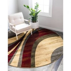 Promo ⌛ Barista Ngada Beige 8' 0 x 8' 0 Round Rug by Unique Loom 👍 -Unique Loom Shop beige unique loom area rugs 3137930 31 1000
