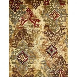 Coupon 🔥 Barista Congencis Beige 9' 0 x 12' 0 Area Rug by Unique Loom 🛒