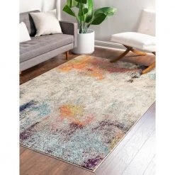 Buy 🎁 Chromatic Tybee Beige 9' 0 x 12' 0 Area Rug by Unique Loom 🔥 -Unique Loom Shop beige unique loom area rugs 3139847 c3 1000