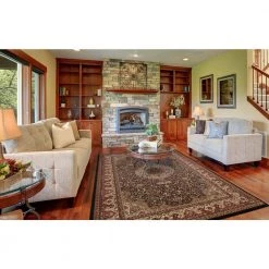 Flash Sale 🧨 Persian Classics Isfahan Black 4 ft. x 6 ft. Area Rug by Concord Global Trading 🔔 -Unique Loom Shop black concord global trading area rugs 20334 1f 1000