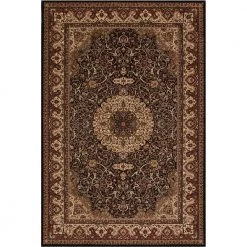 Flash Sale ๐งจ Persian Classics Isfahan Black 4 ft. x 6 ft. Area Rug by Concord Global Trading ๐