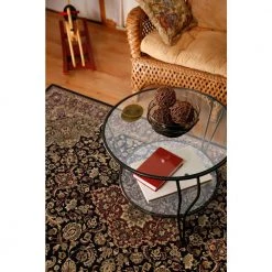 Top 10 💯 Persian Classic Black 9 ft. x 13 ft. Medallion Area Rug by Concord Global Trading 👏 -Unique Loom Shop black concord global trading area rugs 20838 1f 1000