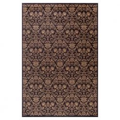 Flash Sale 🔔 Jewel Damask Black 8 ft. x 10 ft. Area Rug by Concord Global Trading 🎁