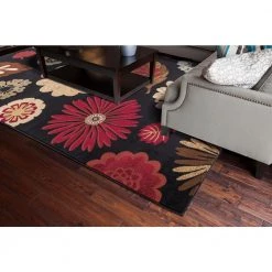 New ⌛ Jewel Kaleidoscope Black 8 ft. x 10 ft. Area Rug by Concord Global Trading 🥰 -Unique Loom Shop black concord global trading area rugs 49537 4f 1000