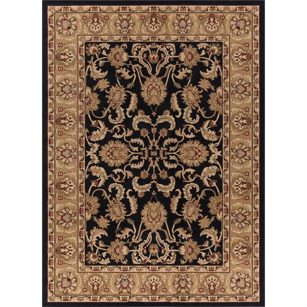 Flash Sale 😍 Ankara Oushak Black 7 ft. x 10 ft. Area Rug by Concord Global Trading ❤️ 3 Flash Sale 😍 Ankara Oushak Black 7 ft. x 10 ft. Area Rug by Concord Global Trading ❤️