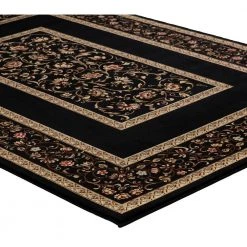 Best Sale โ Ankara Floral Border Black Rectangle Indoor 9 ft. x 13 ft. Area Rug by Concord Global Trading ๐ 12 Best Sale โ Ankara Floral Border Black Rectangle Indoor 9 ft. x 13 ft. Area Rug by Concord Global Trading ๐ -Unique Loom Shop black concord global trading area rugs 62338 44 1000