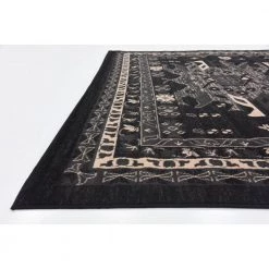 Outlet 🎁 Taftan Oasis Black 9' 0 x 12' 0 Area Rug by Unique Loom 👍 17 Outlet 🎁 Taftan Oasis Black 9' 0 x 12' 0 Area Rug by Unique Loom 👍 -Unique Loom Shop black unique loom area rugs 3128691 1f 1000