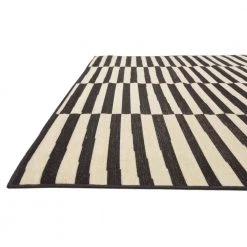 Flash Sale 👏 Williamsburg Striped Black 6' 0 x 9' 0 Area Rug by Unique Loom ⭐ -Unique Loom Shop black unique loom area rugs 3129673 4f 1000