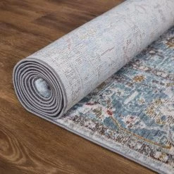 Outlet 😍 Barcelona Valencia Blue 7 ft. x 9 ft. Area Rug by Concord Global Trading 🎉 -Unique Loom Shop blue concord global trading area rugs 14966 66 1000