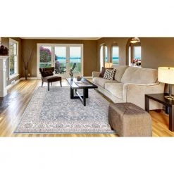 Wholesale ๐ Kashan Bergama Blue 8 ft. x 10 ft. Area Rug by Concord Global Trading ๐ 9 Wholesale ๐ Kashan Bergama Blue 8 ft. x 10 ft. Area Rug by Concord Global Trading ๐ -Unique Loom Shop blue concord global trading area rugs 28147 40 1000