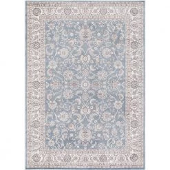 Wholesale 🎉 Kashan Bergama Blue 8 ft. x 10 ft. Area Rug by Concord Global Trading 👏