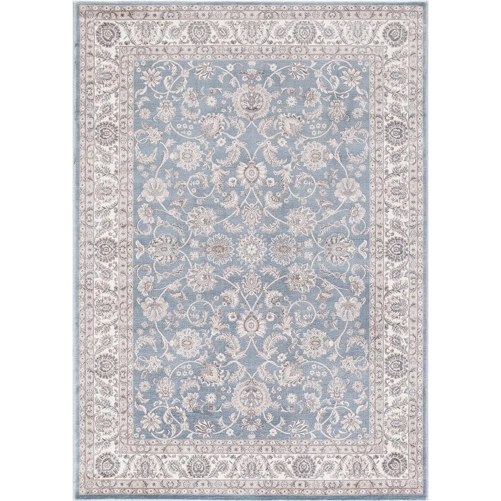 Wholesale ๐ Kashan Bergama Blue 8 ft. x 10 ft. Area Rug by Concord Global Trading ๐ 3 Wholesale ๐ Kashan Bergama Blue 8 ft. x 10 ft. Area Rug by Concord Global Trading ๐