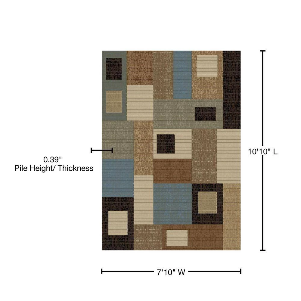 Top 10 ๐ Soho Rectangles Blue 8 ft. x 11 ft. Area Rug by Concord Global Trading ๐ 4 Top 10 ๐ Soho Rectangles Blue 8 ft. x 11 ft. Area Rug by Concord Global Trading ๐ - Image 2
