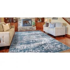 Best deal ⌛ Jefferson Collection Abstract Blue 3 ft. x 4 ft. Area Rug by Concord Global Trading 🥰 23 Best deal ⌛ Jefferson Collection Abstract Blue 3 ft. x 4 ft. Area Rug by Concord Global Trading 🥰 -Unique Loom Shop blue concord global trading area rugs 69543 31 1000