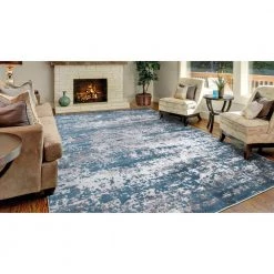 Best deal ⌛ Jefferson Collection Abstract Blue 3 ft. x 4 ft. Area Rug by Concord Global Trading 🥰 18 Best deal ⌛ Jefferson Collection Abstract Blue 3 ft. x 4 ft. Area Rug by Concord Global Trading 🥰 -Unique Loom Shop blue concord global trading area rugs 69543 4f 1000