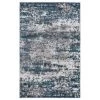 Best deal ⌛ Jefferson Collection Abstract Blue 3 ft. x 4 ft. Area Rug by Concord Global Trading 🥰 -Unique Loom Shop blue concord global trading area rugs 69543 64 1000