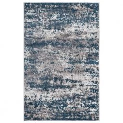Best deal ⌛ Jefferson Collection Abstract Blue 3 ft. x 4 ft. Area Rug by Concord Global Trading 🥰