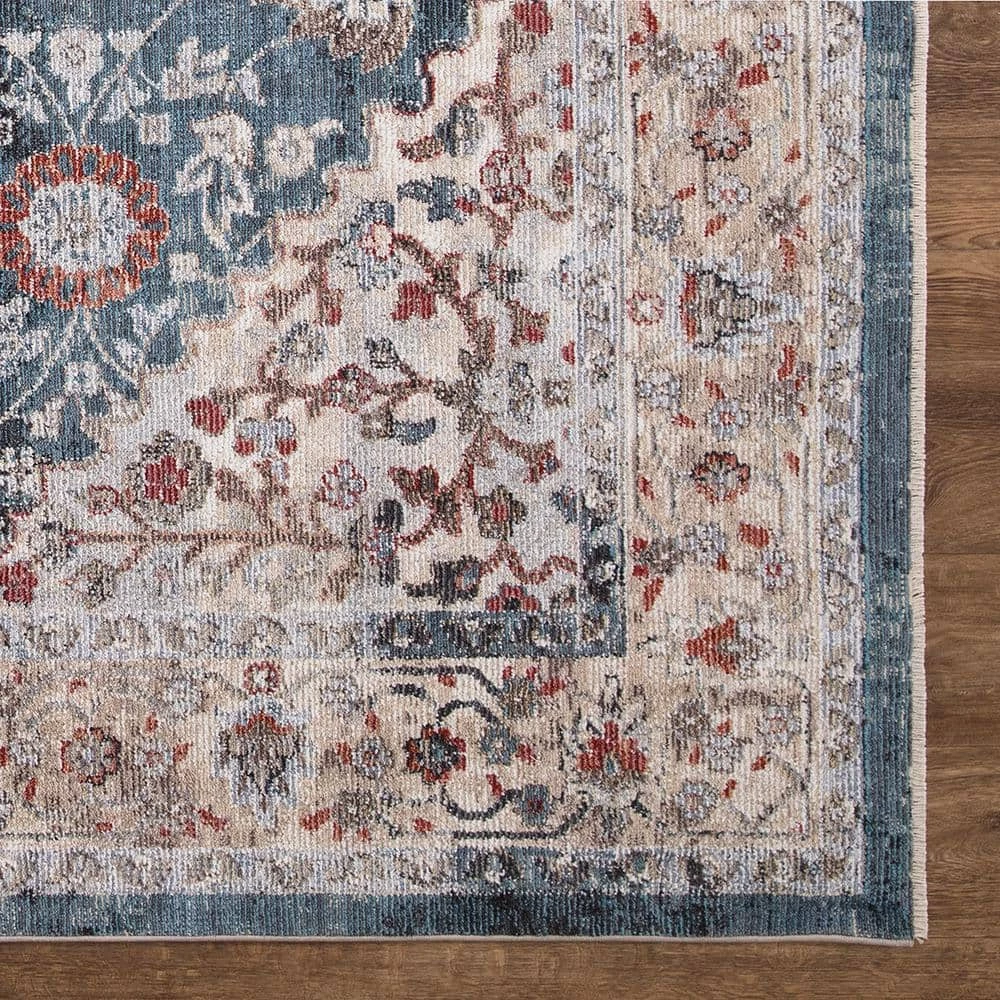 Hot Sale ๐ Pandora Collection Royalty Blue 2 ft. x 7 ft. Traditional Runner Rug by Concord Global Trading ๐ 5 Hot Sale ๐ Pandora Collection Royalty Blue 2 ft. x 7 ft. Traditional Runner Rug by Concord Global Trading ๐ - Image 3