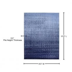 Cheap 🧨 Del Mar Jennifer Blue 9' 0 x 12' 0 Area Rug by Unique Loom 🧨 -Unique Loom Shop blue unique loom area rugs 3114714 76 1000