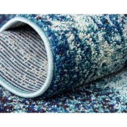 Cheapest 😍 Jardin Lilly Blue 10' 6 x 16' 5 Area Rug by Unique Loom 🎉 -Unique Loom Shop blue unique loom area rugs 3128065 44 1000