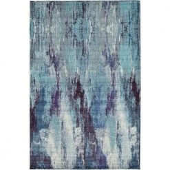 Cheapest 😍 Jardin Lilly Blue 10' 6 x 16' 5 Area Rug by Unique Loom 🎉