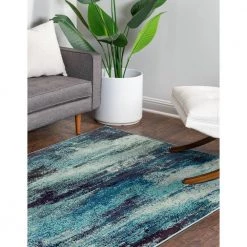 Cheapest 😍 Jardin Lilly Blue 10' 6 x 16' 5 Area Rug by Unique Loom 🎉 -Unique Loom Shop blue unique loom area rugs 3128065 c3 1000