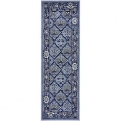 Best Pirce 🔥 La Jolla Trellis Blue 2' 0 x 6' 0 Runner Rug by Unique Loom 💯