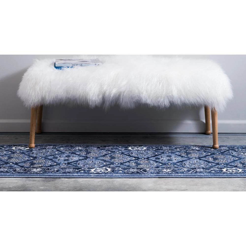 Best Pirce ๐ฅ La Jolla Trellis Blue 2' 0 x 6' 0 Runner Rug by Unique Loom ๐ฏ 10 Best Pirce ๐ฅ La Jolla Trellis Blue 2' 0 x 6' 0 Runner Rug by Unique Loom ๐ฏ - Image 8