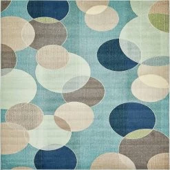 Promo 👏 Chromatic Seaside Blue 9' 0 x 12' 0 Area Rug by Unique Loom 🛒