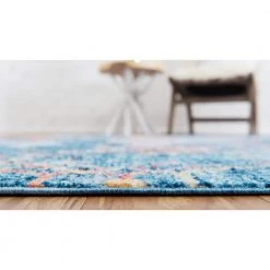 Best Pirce 🔔 Blue 8 ft. x 11 ft. Rainbow Area Rug by Unique Loom 🤩 -Unique Loom Shop blue unique loom area rugs 3142584 c3 1000