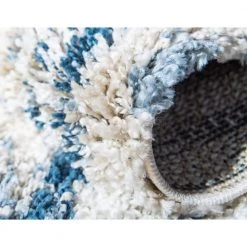 Cheapest 🛒 Hygge Shag Valley Blue 8 ft. x 10 ft. Area Rug by Unique Loom ⌛ -Unique Loom Shop blue unique loom area rugs 3143984 66 1000