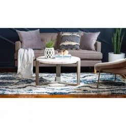 Cheapest 🛒 Hygge Shag Valley Blue 8 ft. x 10 ft. Area Rug by Unique Loom ⌛ -Unique Loom Shop blue unique loom area rugs 3143984 c3 1000