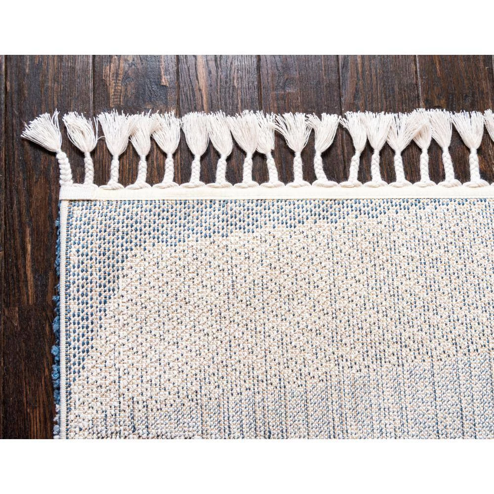 Cheapest 🌟 Hygge Shag Balanced Blue 9 ft. x 12 ft. Area Rug by Unique Loom ✔️ 4 Cheapest 🌟 Hygge Shag Balanced Blue 9 ft. x 12 ft. Area Rug by Unique Loom ✔️ - Image 2