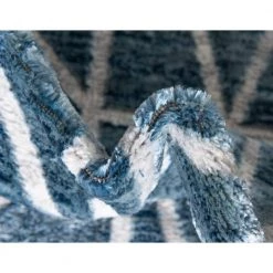 Best Pirce 💯 Matrix Trellis Geometric Blue 9 ft. 10 in. x 14 ft. Area Rug by Unique Loom ⌛ -Unique Loom Shop blue unique loom area rugs 3149006 44 1000