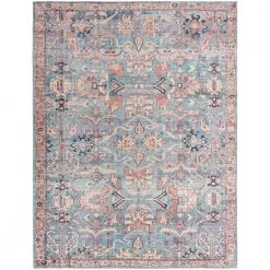 Top 10 👍 Nostalgia Katie Blue 9 ft. x 12 ft. Area Rug by Unique Loom 🛒