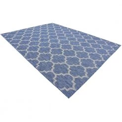 Budget 😍 Outdoor Trellis Blue 9' 0 x 12' 0 Area Rug by Unique Loom 🛒 -Unique Loom Shop blue unique loom outdoor rugs 3128998 fa 1000