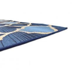 Cheapest 🌟 Outdoor Eden Trellis Blue 10' 0 x 12' 0 Area Rug by Unique Loom 🥰 -Unique Loom Shop blue unique loom outdoor rugs 3138495 1f 1000
