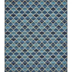 Cheapest 🌟 Outdoor Eden Trellis Blue 10' 0 x 12' 0 Area Rug by Unique Loom 🥰