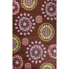 Best deal ⭐ Alisa Flower Kaleidoscope Brown 3 ft. x 4 ft. Area Rug by Concord Global Trading 👏 -Unique Loom Shop brown concord global trading area rugs 24483 64 1000