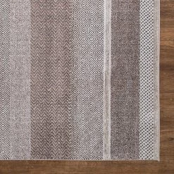 New 🎉 Positano Collection Toscano Brown 2 ft. x 7 ft. Stripe Runner Rug by Concord Global Trading ❤️ -Unique Loom Shop brown concord global trading area rugs 32882 1d 1000