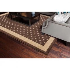 Top 10 👏 Jewel Athens Brown 5 ft. x 8 ft. Area Rug by Concord Global Trading 🧨 -Unique Loom Shop brown concord global trading area rugs 54285 4f 1000