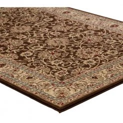 Best reviews of 🔥 Ankara Mahal Brown 8 ft. x 11 ft. Area Rug by Concord Global Trading 👍 -Unique Loom Shop brown concord global trading area rugs 65587 44 1000